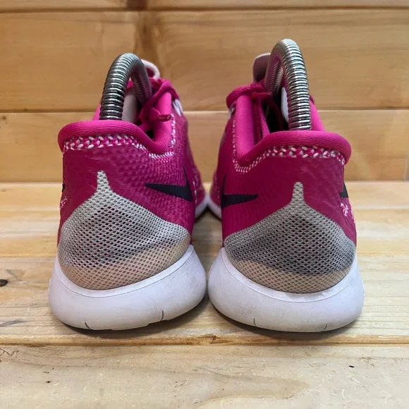 Used Nike Womens Free 5.0 642199-602 Pink Running Shoes Sneakers Size 7.5 - Picture 6 of 7